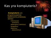 Kas yra kompiuteris? 2 puslapis