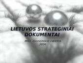 Lietuvos strateginiai dokumentai
