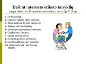 Darbo kompiuteriu ir interneto etika 6 puslapis