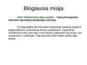 Organizacijų misijos ir vizijos 18 puslapis