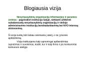 Organizacijų misijos ir vizijos 19 puslapis