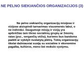 Organizacijų misijos ir vizijos 7 puslapis