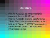 Sporto pedagogo poreikis tobulėti 20 puslapis