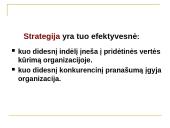Strategijos samprata 14 puslapis