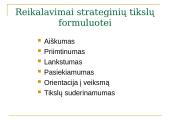 Strategijos samprata 9 puslapis