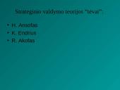 Šiuolaikinių vadybos teorijų apžvalga 9 puslapis