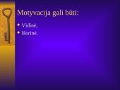 Ugdytinių ugdymo(si) motyvacijos pedagoginiai aspektai 5 puslapis