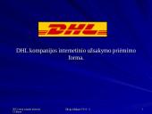 Užsakymų tvarkymo sistemos: siuntų kompanijos DPD ir DHL 10 puslapis