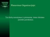 Vadybos funkcijos. Planavimas 11 puslapis