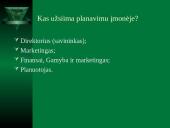 Vadybos funkcijos. Planavimas 7 puslapis