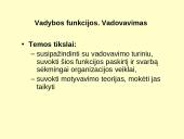 Vadovavimas ir vadybos funkcijos 2 puslapis