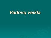Vadybos objektas. Išorinė organizacijų aplinka 12 puslapis