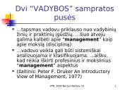 Vadybos samprata ir kategorijos 6 puslapis