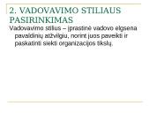 Vadovavimas ir motyvavimas 15 puslapis