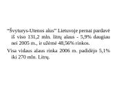 Valdymo analizė: UAB "Švyturys-Utenos alus" 11 puslapis