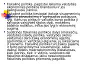 Valstybės sektorius. Fiskalinė politika 2 puslapis