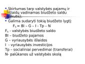 Valstybės sektorius. Fiskalinė politika 13 puslapis