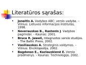 Verslo aplinka ir jos įtaka įmonės vadybai 14 puslapis