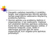 Verslo aplinka ir jos įtaka įmonės vadybai 8 puslapis