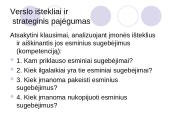 Verslo ištekliai ir strateginis pajėgumas 5 puslapis