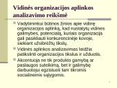 Vidinė ir išorinė valdymo sistemos aplinka 16 puslapis