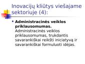 Viešųjų institucijų atsinaujinimo inovacinė vadyba 12 puslapis