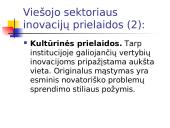 Viešųjų institucijų atsinaujinimo inovacinė vadyba 17 puslapis