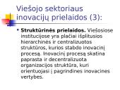 Viešųjų institucijų atsinaujinimo inovacinė vadyba 18 puslapis