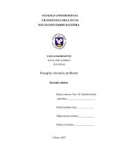 Paauglių vienatvės problema