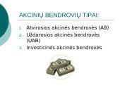 Akcinių bendrovių reikšmė šiuolaikiniam ūkiui 6 puslapis