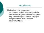 Akcinių bendrovių reikšmė šiuolaikiniam ūkiui 9 puslapis