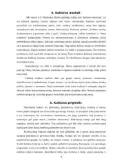 Tarptautinio verslo kultūrinės aplinkos analizė 6 puslapis