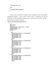 Oracle duomenų bazė ir C++ programavimo kalba 5 puslapis