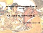 Aleksandras Makedonietis ir jo gyvenimas
