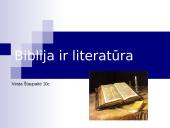 Biblija ir literatūra