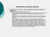 Elektroninės komercijos samprata, ypatumai, modeliai. Elektroninės komercijos teisinio reguliavimo iniciatyvos. UNCITRAL elektr 2 puslapis