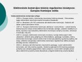Elektroninės komercijos samprata, ypatumai, modeliai. Elektroninės komercijos teisinio reguliavimo iniciatyvos. UNCITRAL elektr 15 puslapis