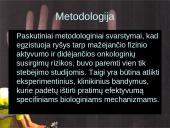 Fizinis aktyvumas ir onkologinių ligų prevencija 7 puslapis