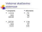 Informacija ir jos matavimo vienetai 19 puslapis