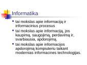 Informacija ir jos matavimo vienetai 3 puslapis
