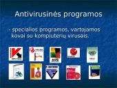 Kompiuterių virusai ir informacijos apsauga 13 puslapis