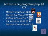 Kompiuterių virusai ir informacijos apsauga 15 puslapis