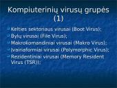 Kompiuterių virusai ir informacijos apsauga 9 puslapis