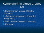 Kompiuterių virusai ir informacijos apsauga 10 puslapis