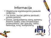 Informacijos klasifikacija ir savybės 2 puslapis