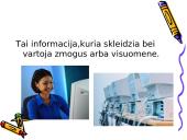 Informacijos klasifikacija ir savybės 15 puslapis