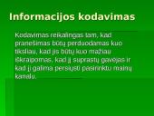 Informacija bei jos kodavimas 2 puslapis