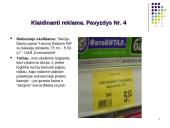 Klaidinanti reklama. Lyginamoji reklama 15 puslapis