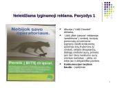 Klaidinanti reklama. Lyginamoji reklama 18 puslapis