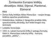 Knygos raida Europoje ir Lietuvoje XVI - XVII amžiuje 11 puslapis